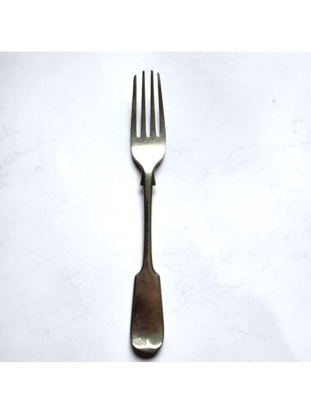 Vintage Potosí Silver Fork RD Maker’s Mark Bolivian Artisan Hand‑Struck Hallmark